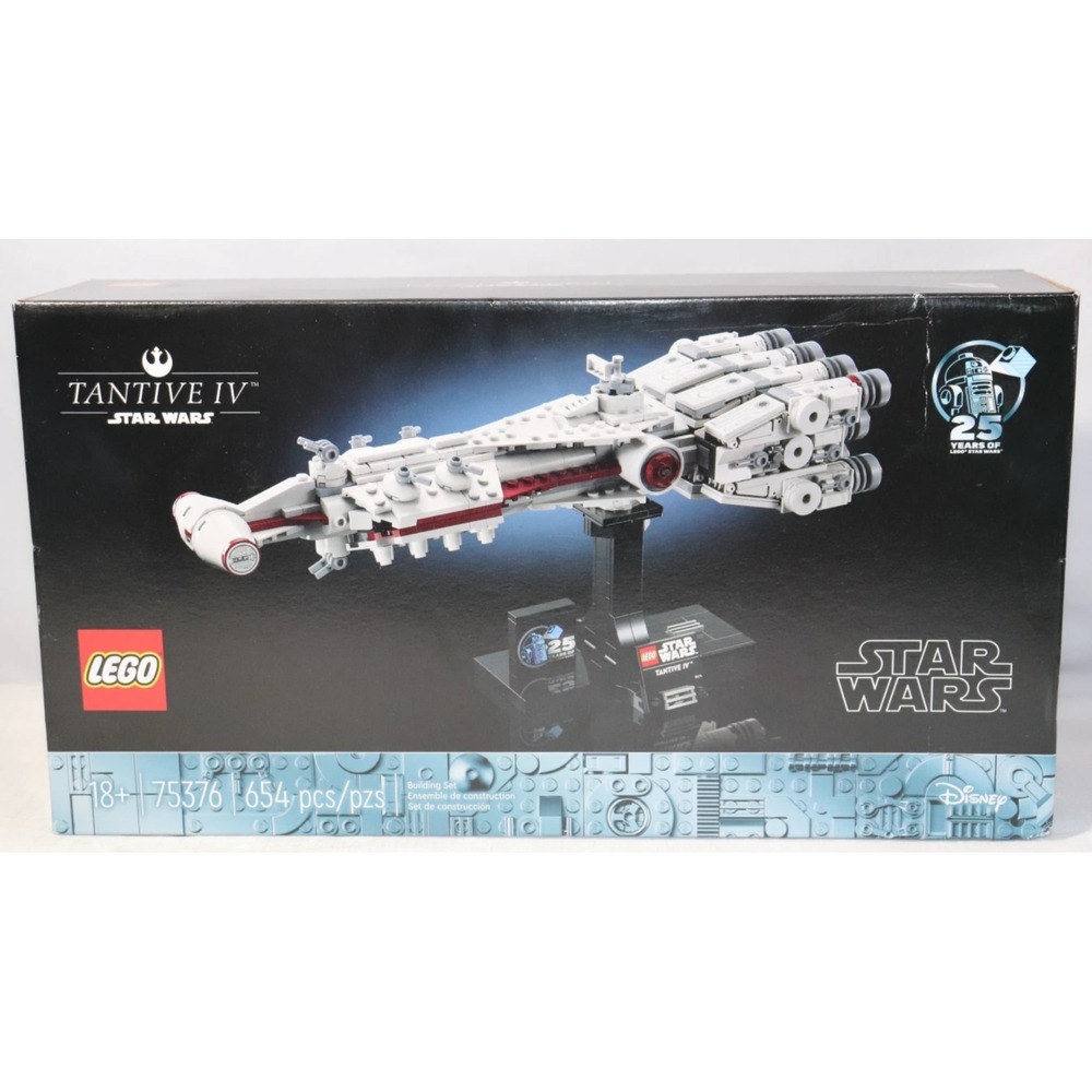 LEGO Star Wars 75376 Tantive IV Display Model Ship 654 Pieces – New Sealed Box - Picture 1 of 1